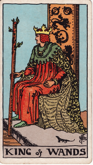 Rey de Bastos significado en tarot
